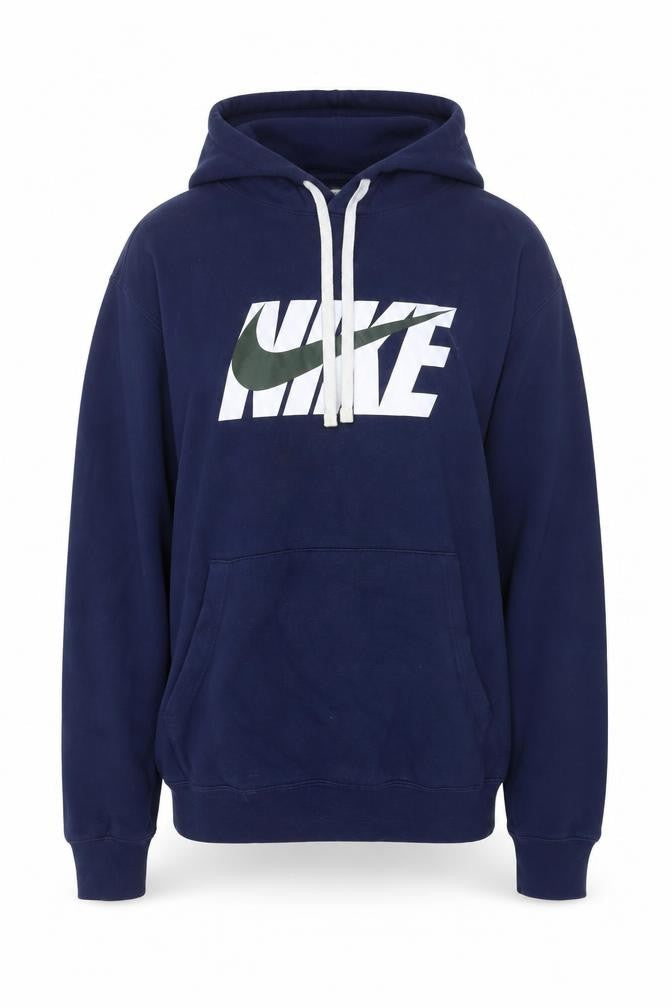 Mens UK Size M Nike Blue Pullover Hoodie