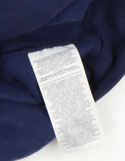 Mens UK Size M Nike Blue Pullover Hoodie