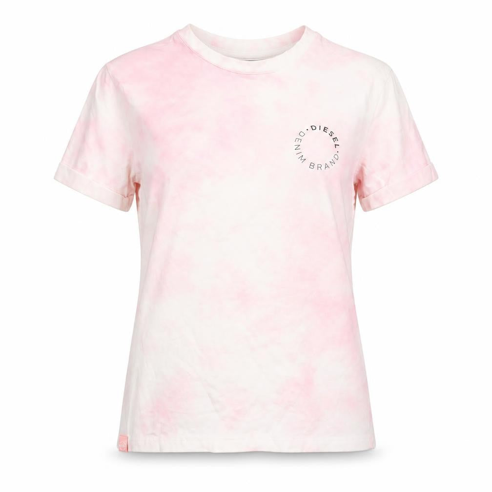 Womens UK Size XS Diesel Pink Basic T-Shirt