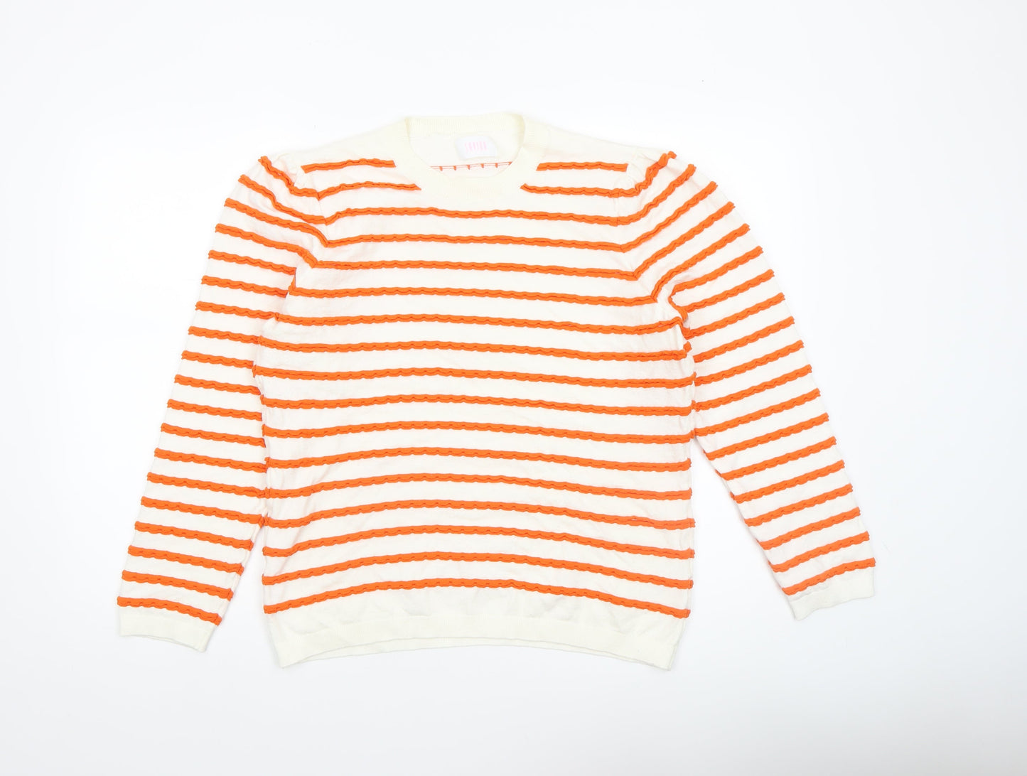 Womens UK Size 16 Savida Orange Pullover Jumper