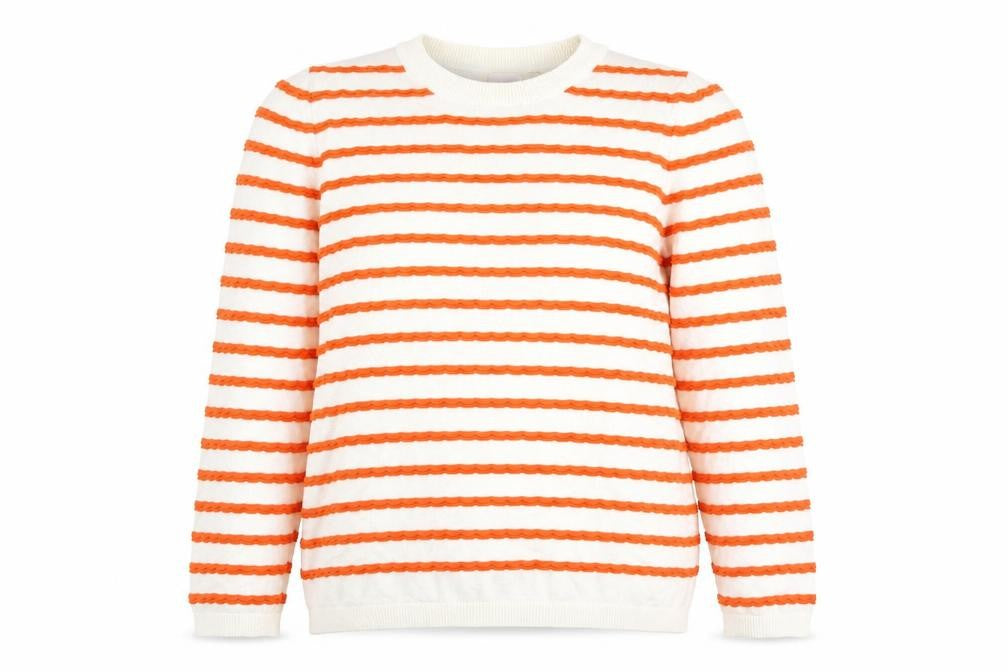 Womens UK Size 16 Savida Orange Pullover Jumper