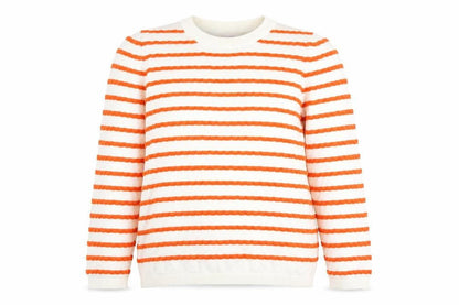 Womens UK Size 16 Savida Orange Pullover Jumper