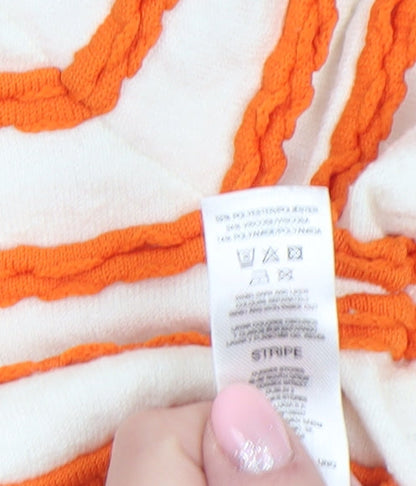 Womens UK Size 16 Savida Orange Pullover Jumper