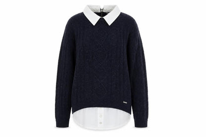 Womens UK Size 12 Lee Cooper Blue Pullover Jumper