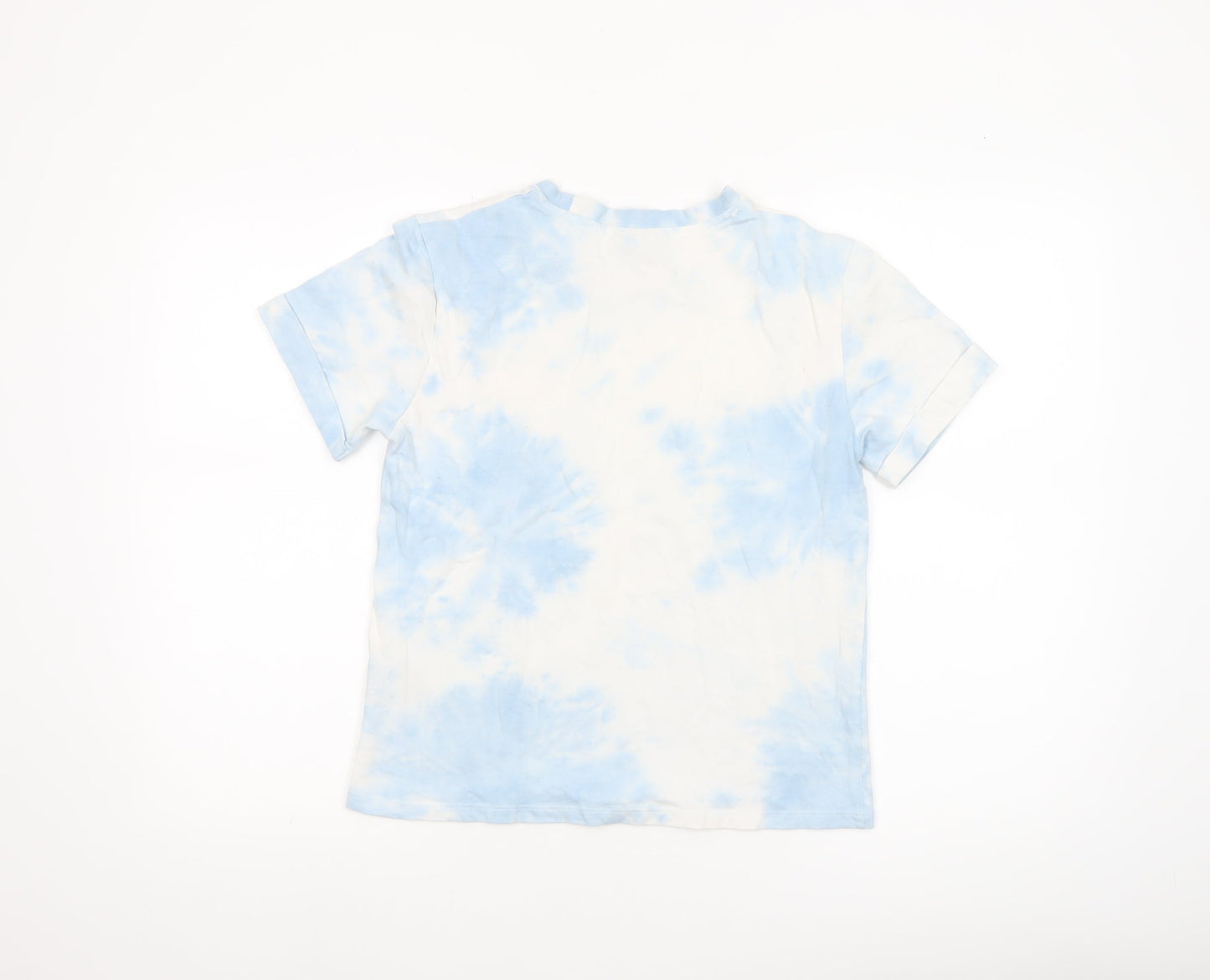 Womens UK Size XS Diesel Blue Basic T-Shirt