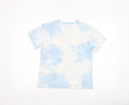 Womens UK Size XS Diesel Blue Basic T-Shirt