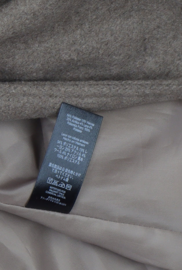 Womens UK Size 8 George Beige Overcoat