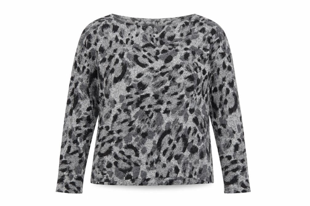 Womens UK Size 14 Principles Grey Basic Blouse