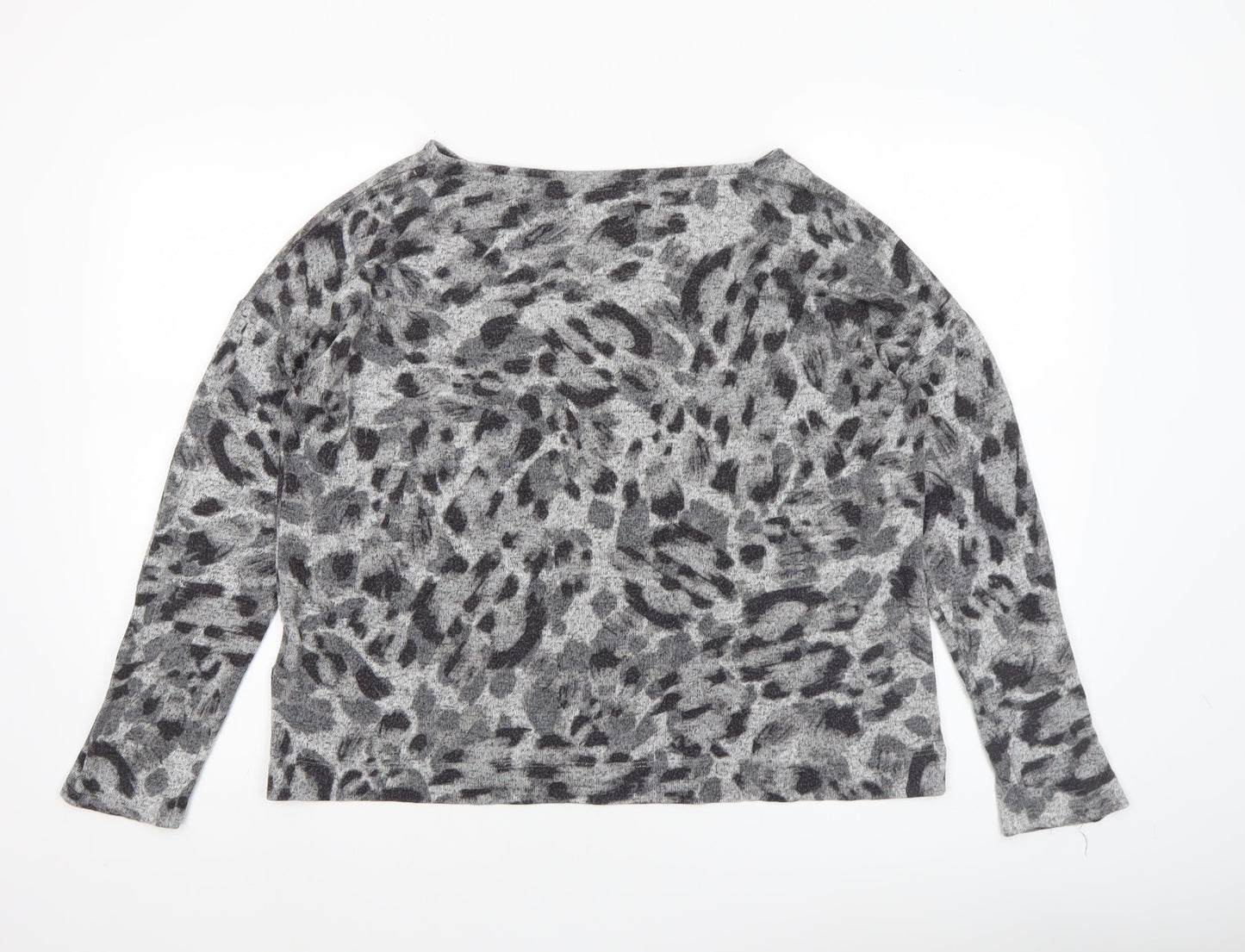 Womens UK Size 14 Principles Grey Basic Blouse