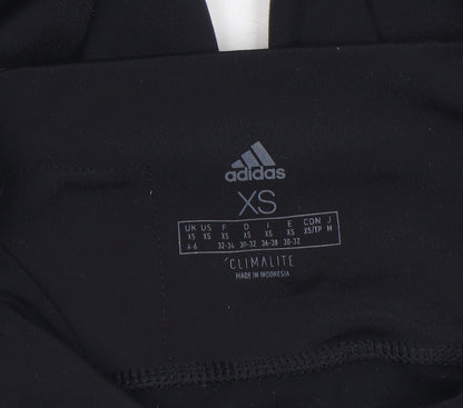Womens UK Size XS adidas Slim Fit Leggings Black Leggings