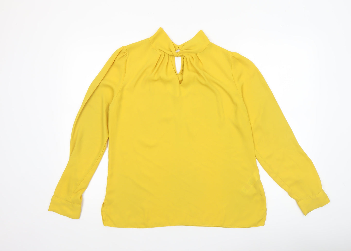 Womens UK Size 12 Dorothy Perkins Yellow Tunic Blouse
