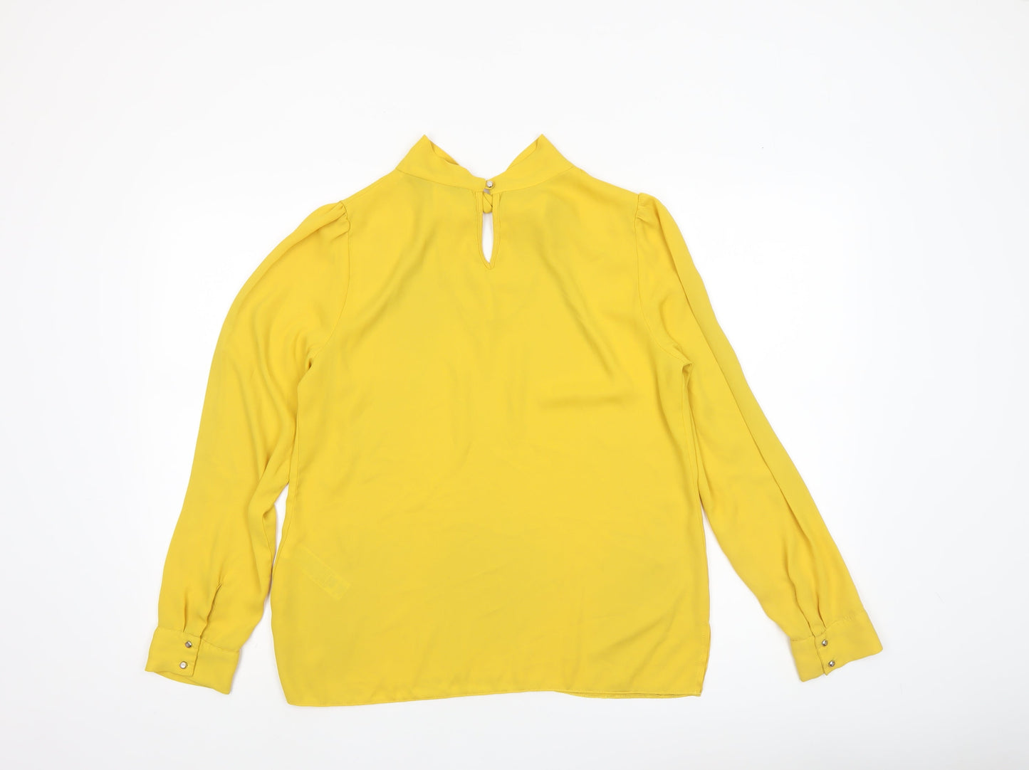 Womens UK Size 12 Dorothy Perkins Yellow Tunic Blouse