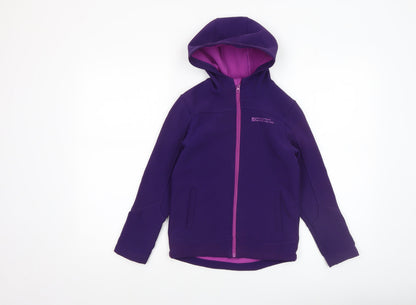 Girls UK Size 7-8 Years Mountain Warehouse Purple Soft Shell
