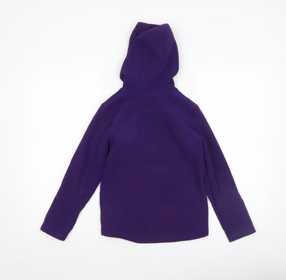 Girls UK Size 7-8 Years Mountain Warehouse Purple Soft Shell