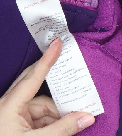 Girls UK Size 7-8 Years Mountain Warehouse Purple Soft Shell