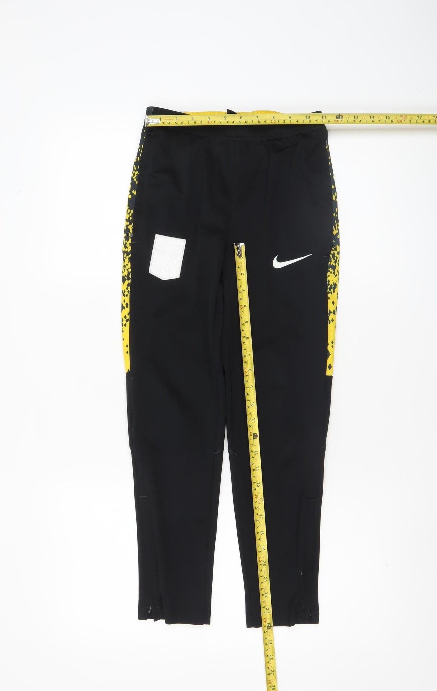 Boys UK Size 10-12 Years Nike Regular Fit Jogger Black Trousers