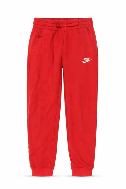 Boys UK Size 10-11 Years Nike Regular Fit Jogger Red Trousers