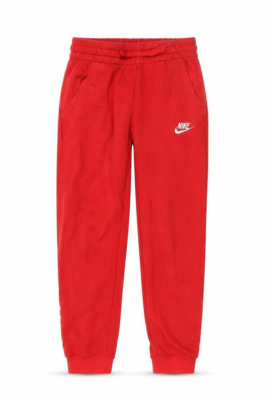 Boys UK Size 10-11 Years Nike Regular Fit Jogger Red Trousers
