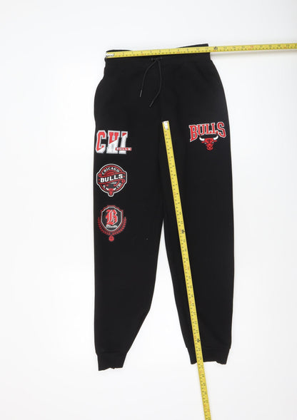 Boys UK Size 11-12 Years NBA Regular Fit Jogger Black Trousers