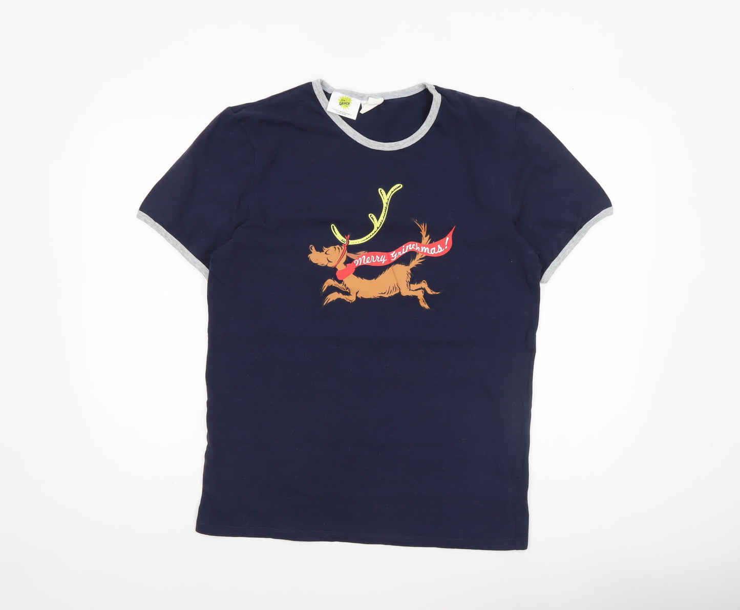 Mens UK Size S Cotton On Blue  T-Shirt