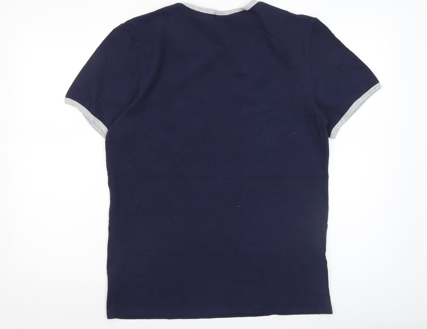 Mens UK Size S Cotton On Blue  T-Shirt