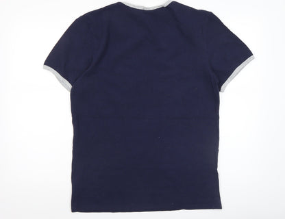 Mens UK Size S Cotton On Blue  T-Shirt