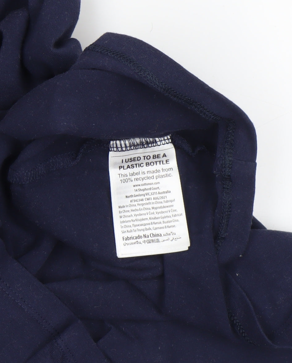 Mens UK Size S Cotton On Blue  T-Shirt