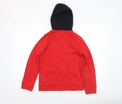 Boys UK Size 12-13 Years Nike Red Full Zip Hoodie