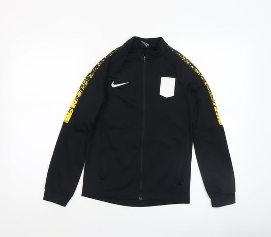 Boys UK Size 10-12 Years Nike Black Track Jacket