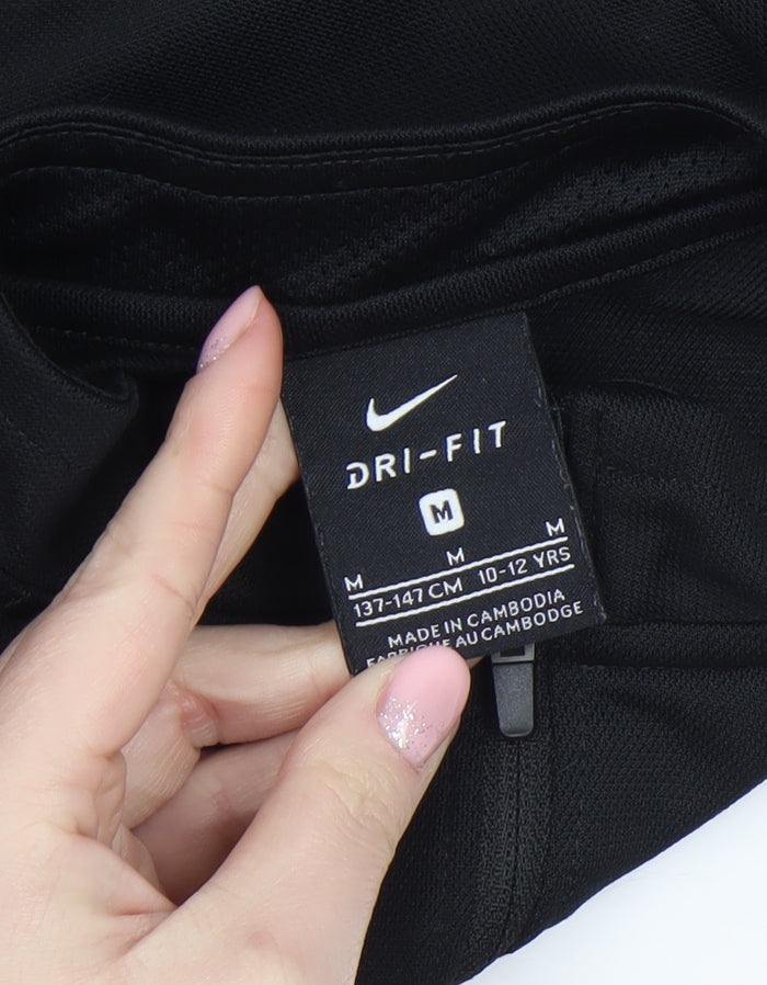 Boys UK Size 10-12 Years Nike Black Track Jacket