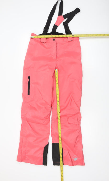 Girls UK Size 146 Crivit Regular Fit Snow Pants Pink Trousers