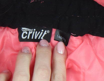 Girls UK Size 146 Crivit Regular Fit Snow Pants Pink Trousers