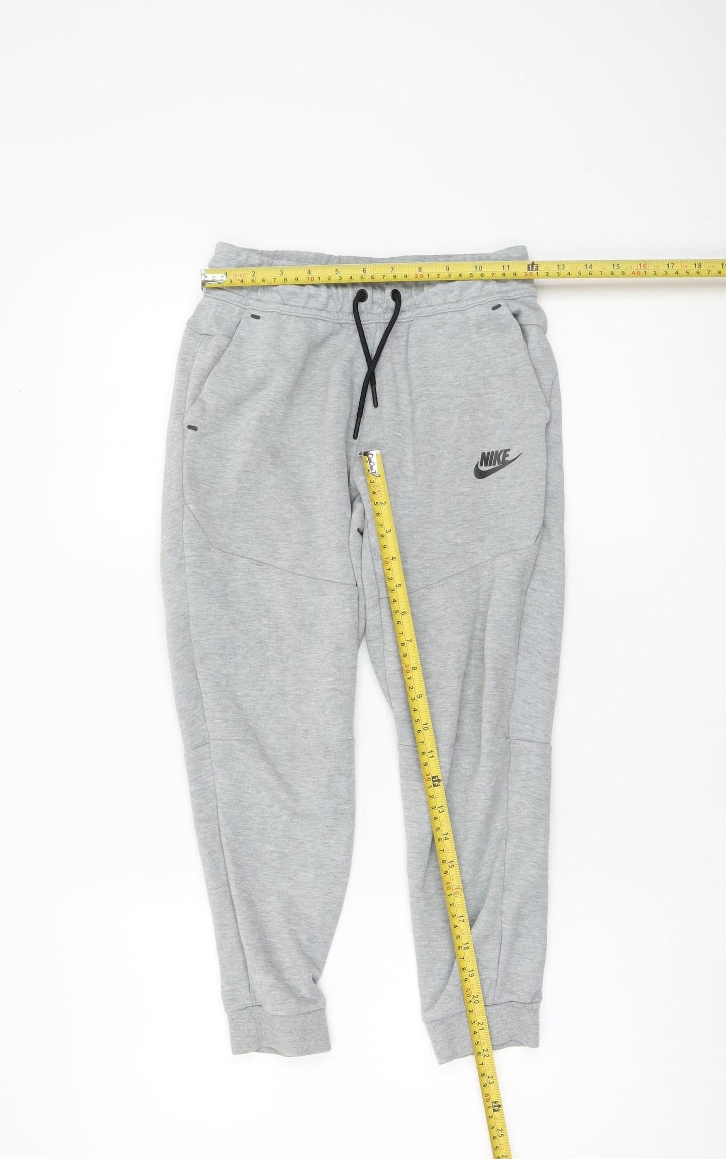 Boys UK Size M Nike Regular Fit Jogger Grey Trousers
