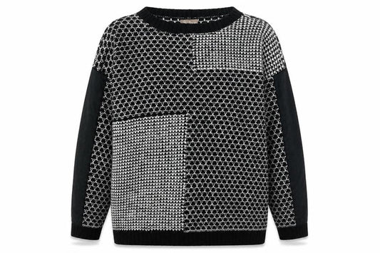 Womens UK Size 14 Soon Black Pullover Jumper