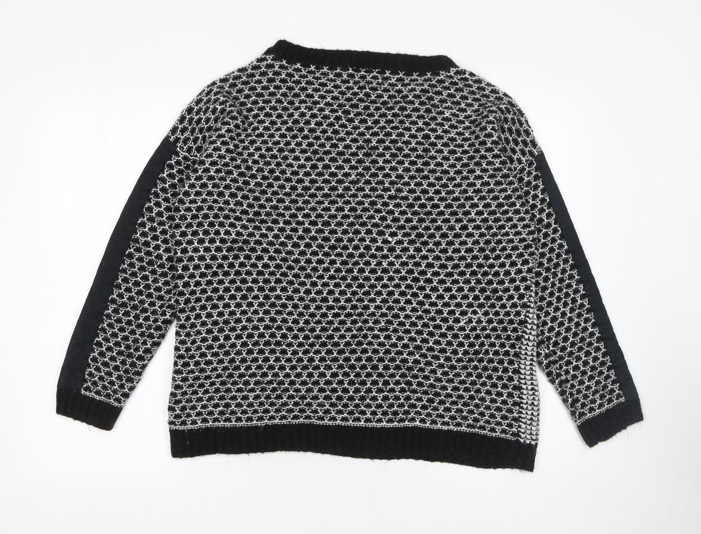 Womens UK Size 14 Soon Black Pullover Jumper