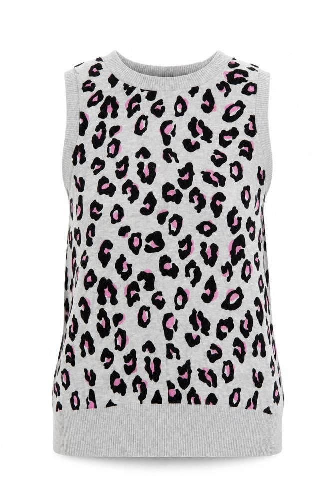 Womens UK Size M NEXT Grey Vest Jumper