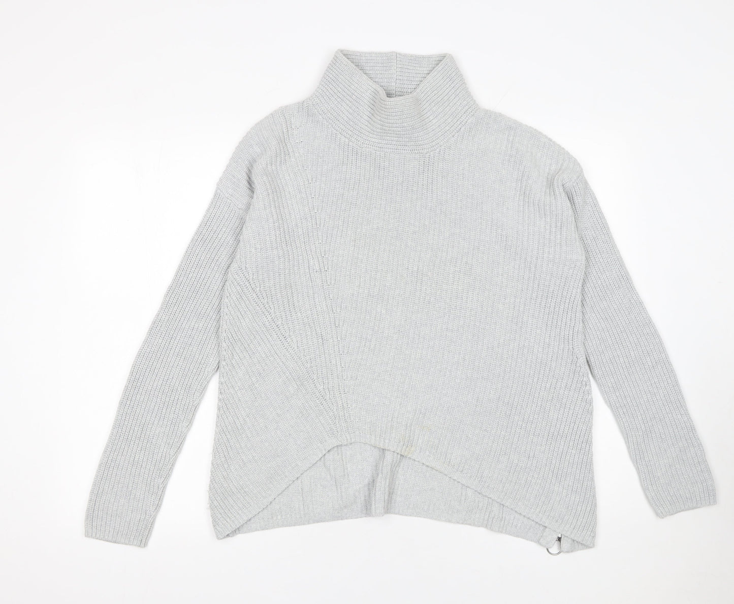 Womens UK Size 12 Oui Grey Pullover Jumper