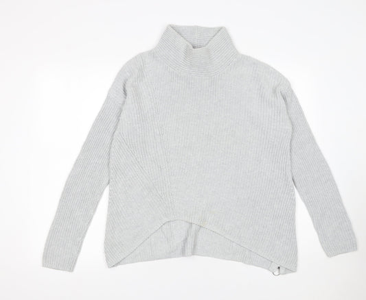 Womens UK Size 12 Oui Grey Pullover Jumper