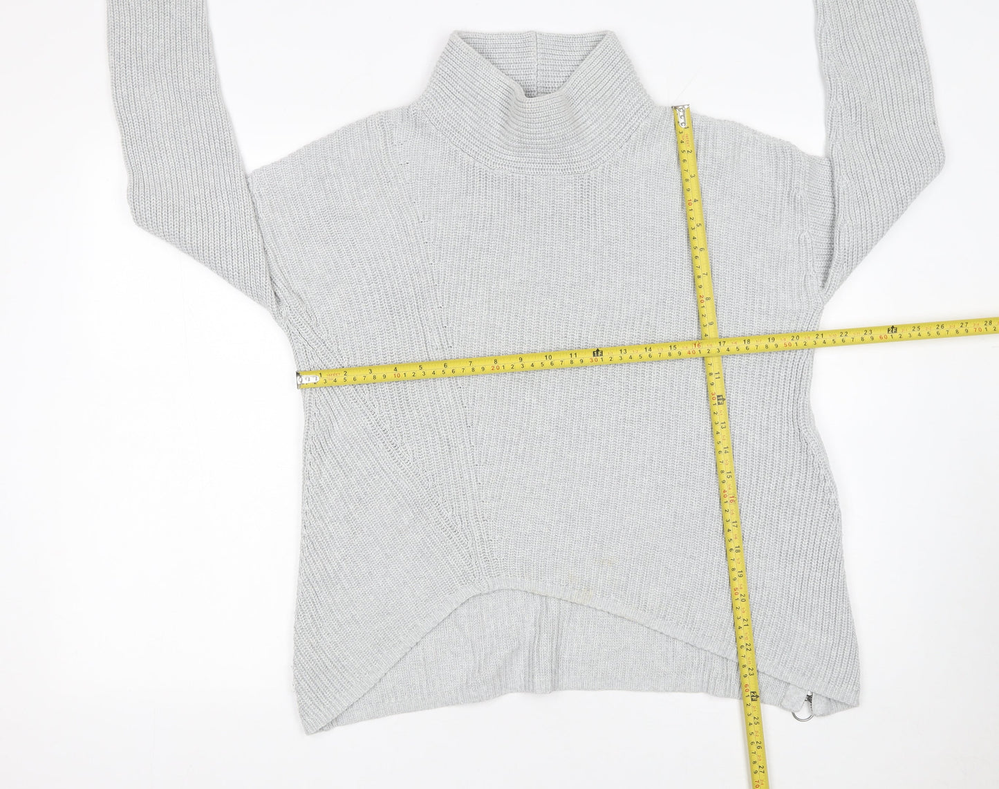 Womens UK Size 12 Oui Grey Pullover Jumper