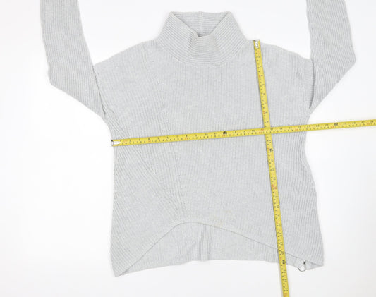 Womens UK Size 12 Oui Grey Pullover Jumper