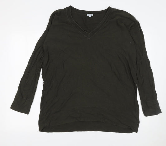 Womens UK Size L Jigsaw Black Pullover Jumper