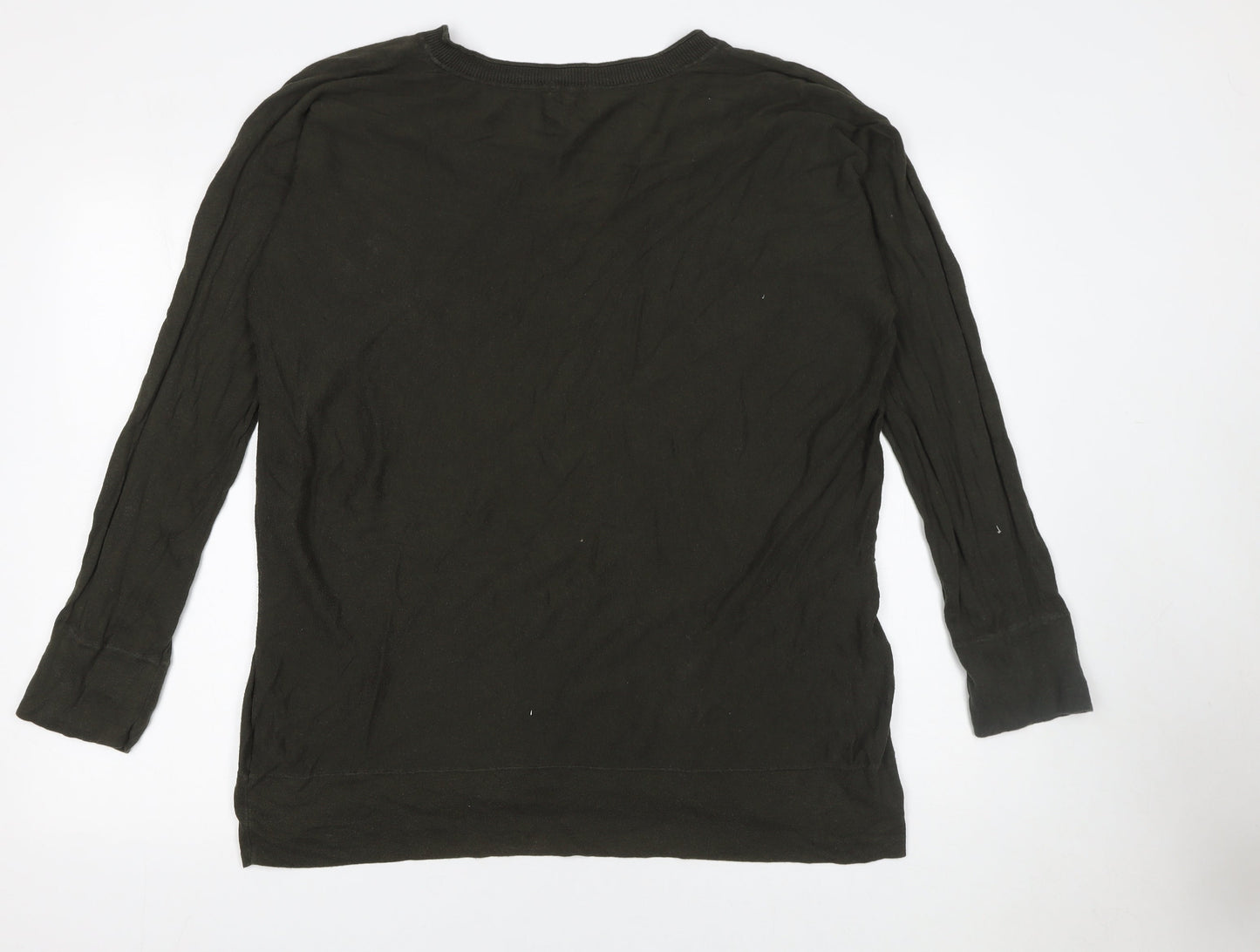 Womens UK Size L Jigsaw Black Pullover Jumper