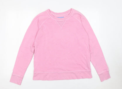 Womens UK Size 10 Crew Clothing Company Pink Pullover Sweatshirt