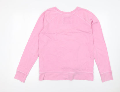 Womens UK Size 10 Crew Clothing Company Pink Pullover Sweatshirt