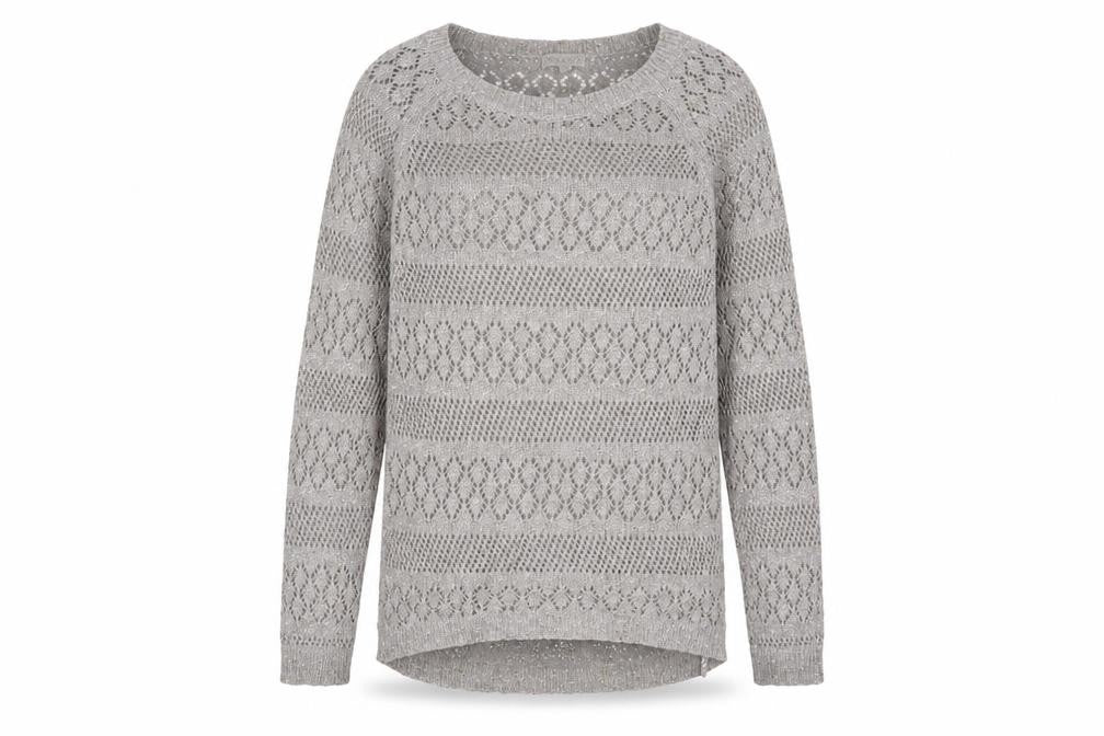 Womens UK Size S Monsoon Grey Pullover Jumper