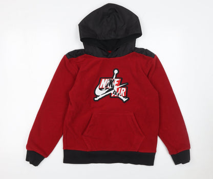 Boys UK Size 10-12 Years Nike Red Pullover Hoodie