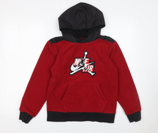 Boys UK Size 10-12 Years Nike Red Pullover Hoodie