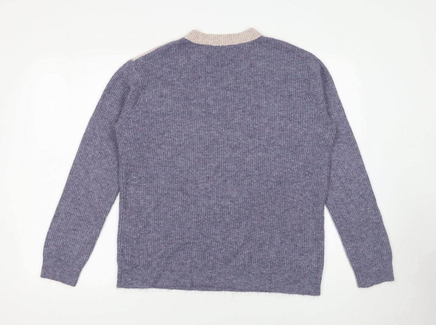 Womens UK Size M Papaya Multicoloured Pullover Jumper