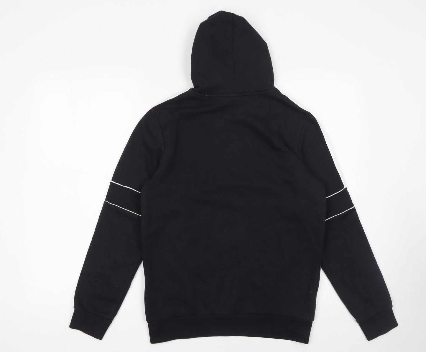 Boys UK Size 13-14 Years adidas Black Half Zip Hoodie