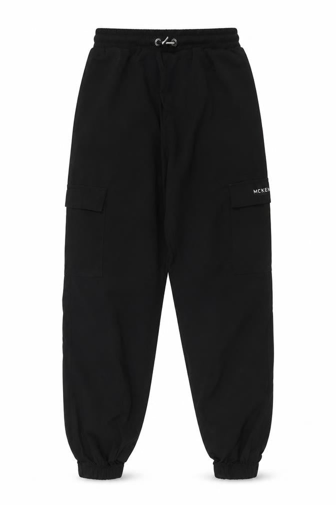Boys UK Size 14 Years McKenzie Regular Fit Cargo Black Trousers